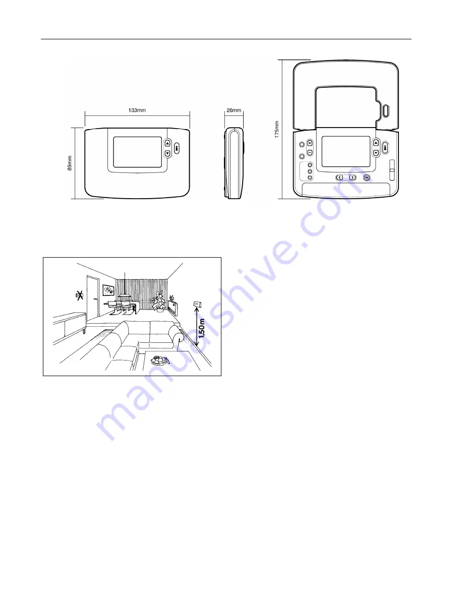 Honeywell CM901 Product Specification Sheet Download Page 6