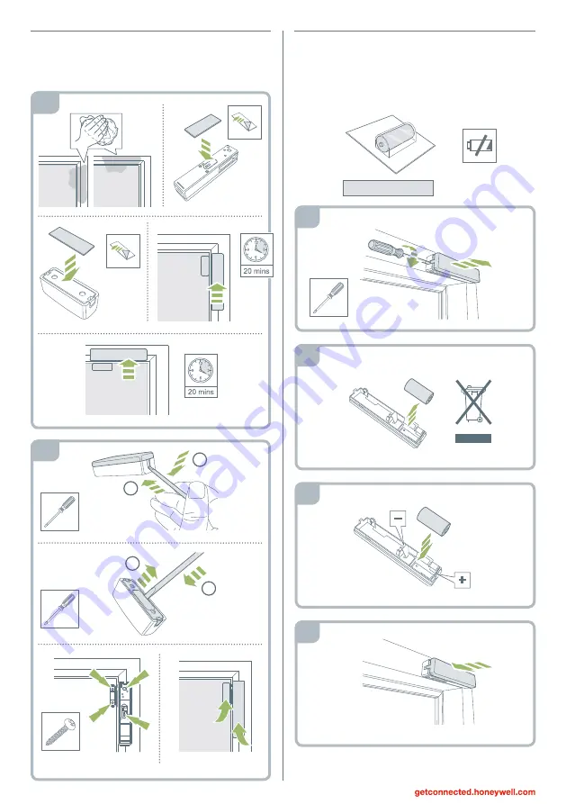 Honeywell Connected Home DO8EZS Скачать руководство пользователя страница 2