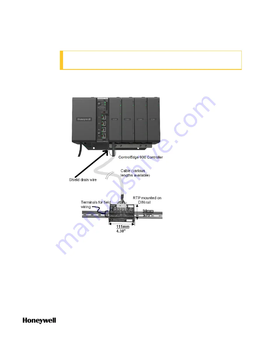 Honeywell ControlEdge 900 platform Hardware Planning And Installation Manual Download Page 217