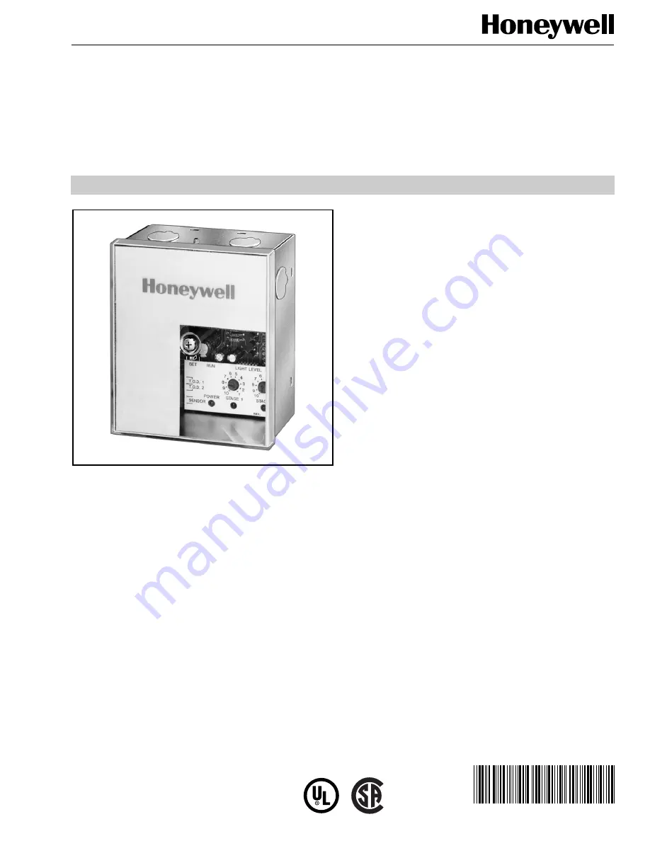 Honeywell CR7075 Product Data Download Page 1