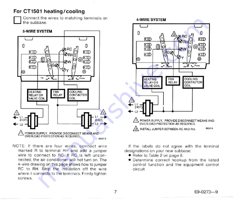 Honeywell CT1500 Скачать руководство пользователя страница 9