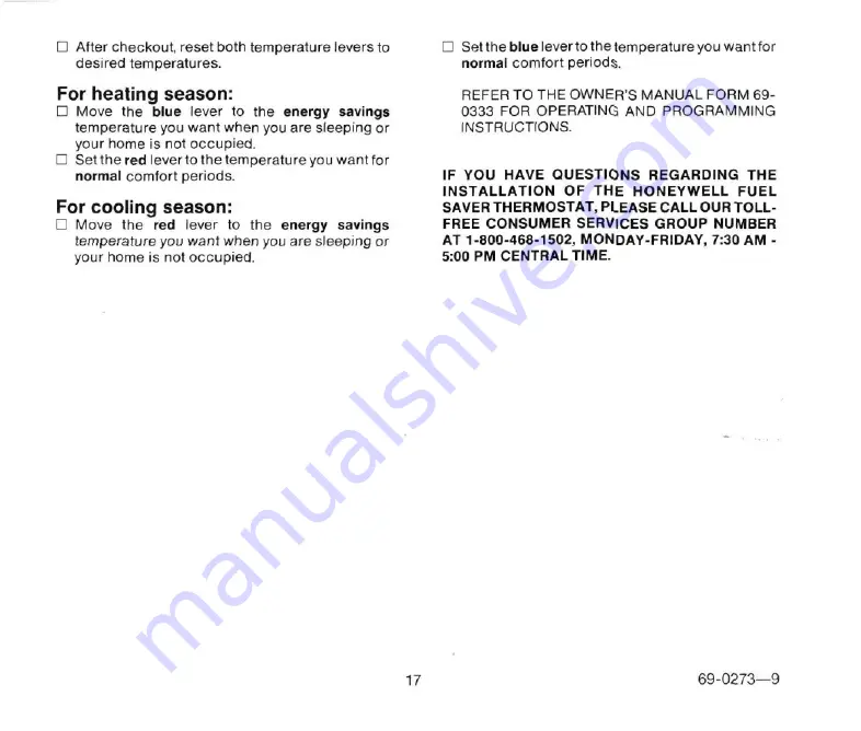 Honeywell CT1500 Installation Manual Download Page 19