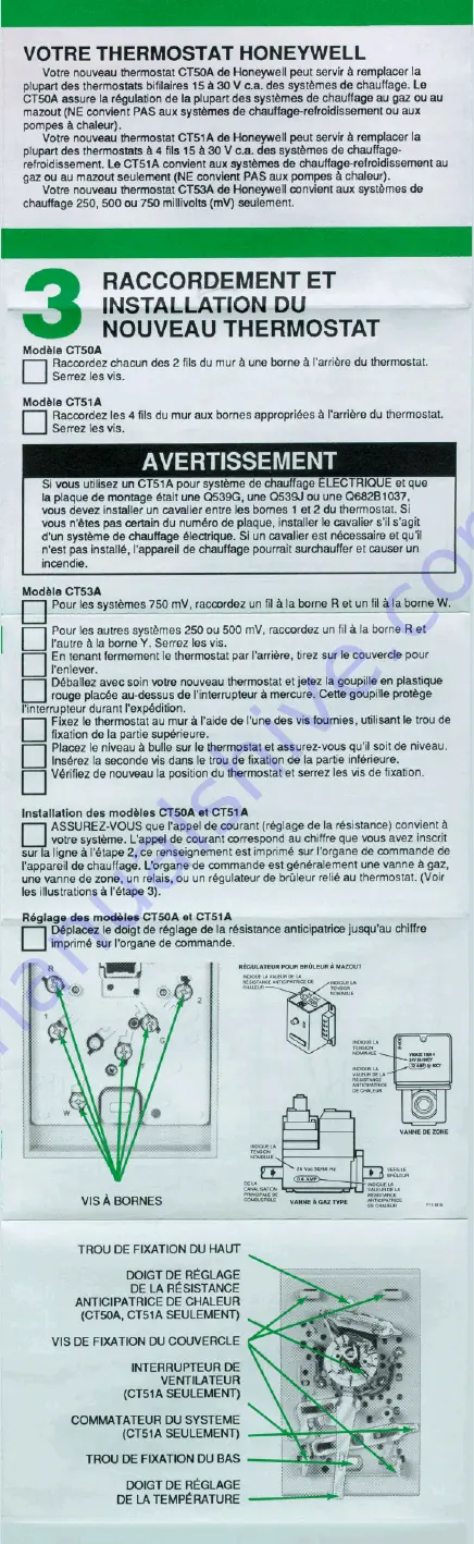 Honeywell CTSOA Installation Instructions Manual Download Page 5