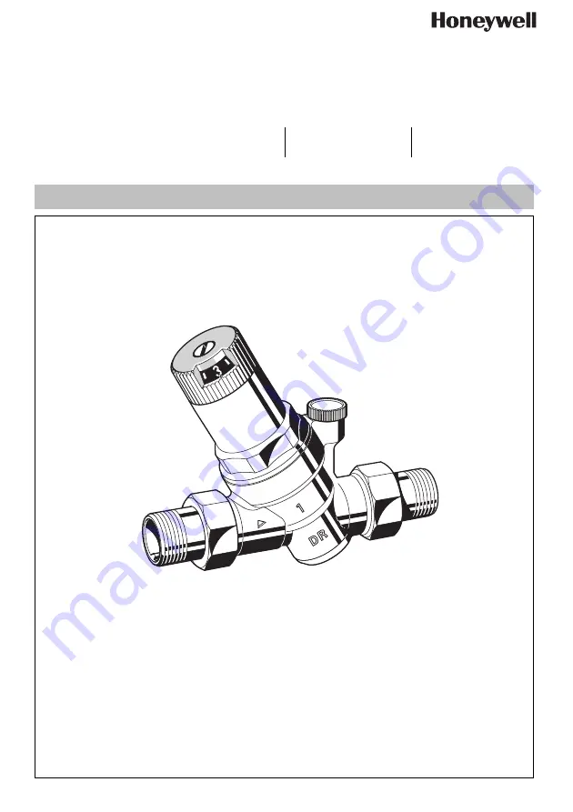 Honeywell D05FS Installation Instructions Manual Download Page 1