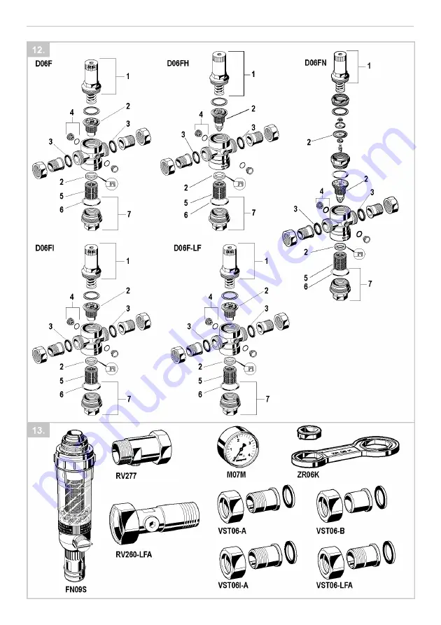 Honeywell D06F Скачать руководство пользователя страница 4