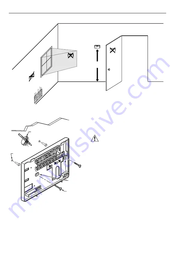 Honeywell DELUXEHEATPUMP T8511G Installation Instructions Manual Download Page 2