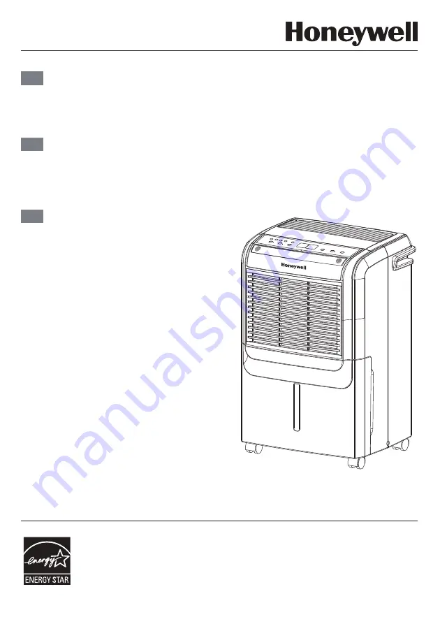 Honeywell DH50PW Owner'S Manual Download Page 1