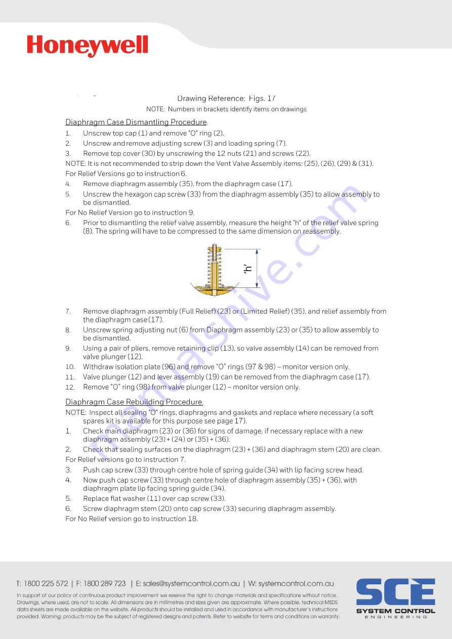 Honeywell Elster Jeavons J125 Manual Download Page 20