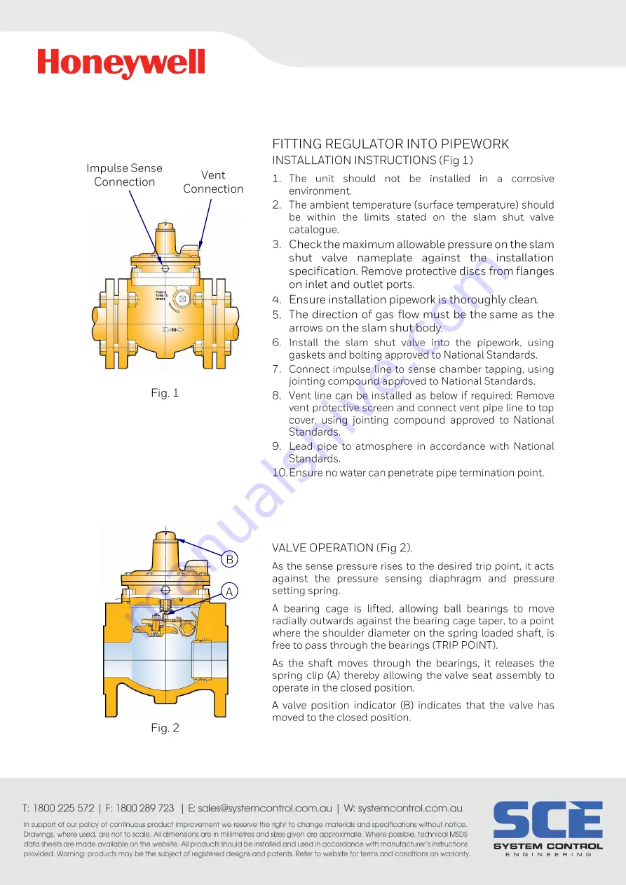 Honeywell Elster Jeavons S100 Manual Download Page 3