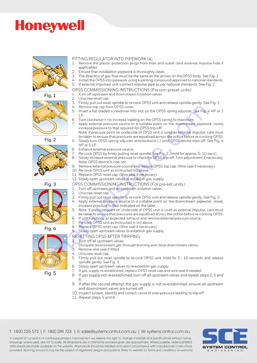 Honeywell Elster Jeavons S300 Manual Download Page 3