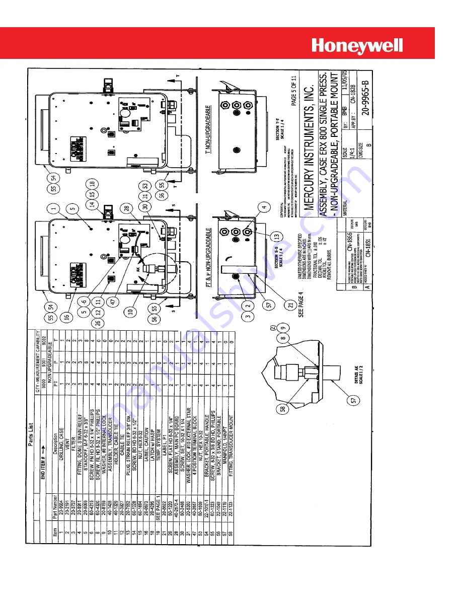 Honeywell ERX Скачать руководство пользователя страница 73