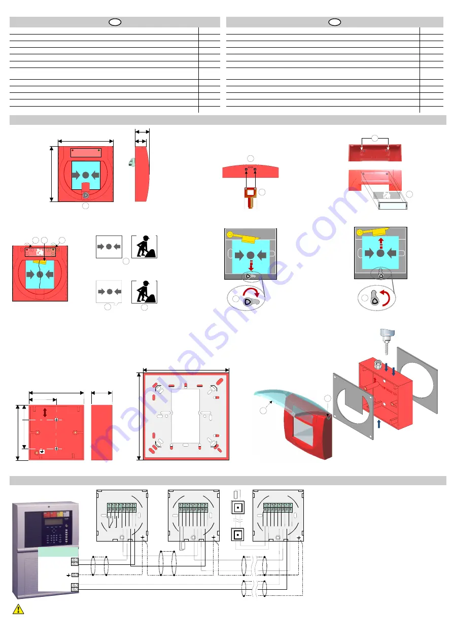 Honeywell ESSER IQ8MCP Installation Instruction Download Page 2