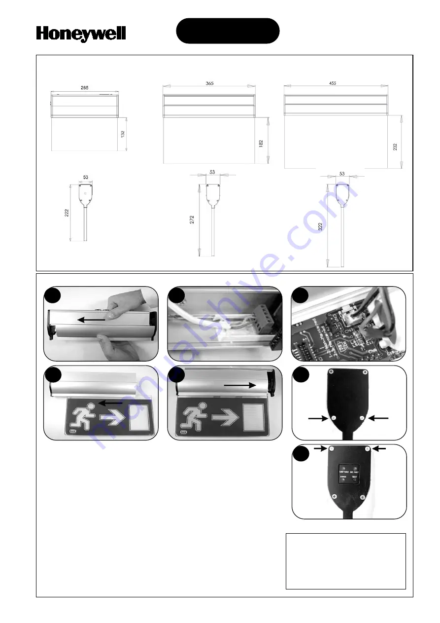 Honeywell ExiLED Series Manual Download Page 7