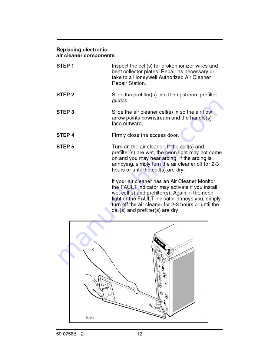 Honeywell F50F Owner'S Manual Download Page 14