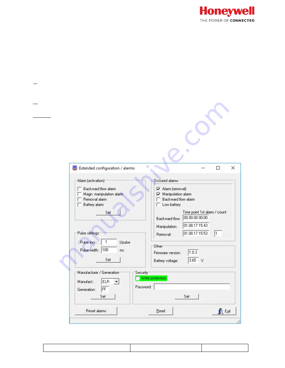 Honeywell FALCON MJ Pulse/M-Bus Operating Instructions Manual Download Page 10