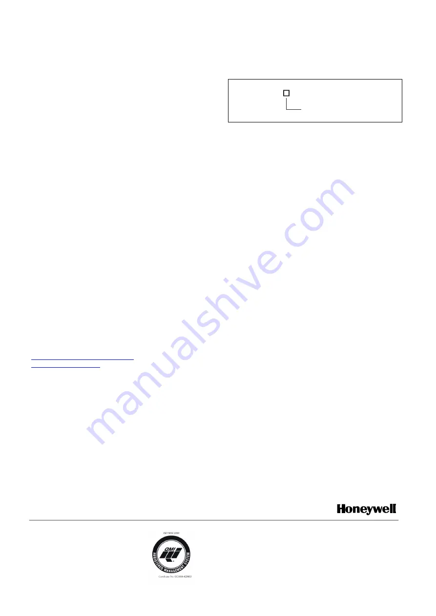 Honeywell FF-SRE6029 Instructions For Use Manual Download Page 10