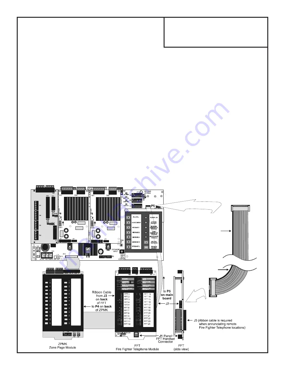 Honeywell Fire-lite FFT Product Installation Drawing Download Page 1