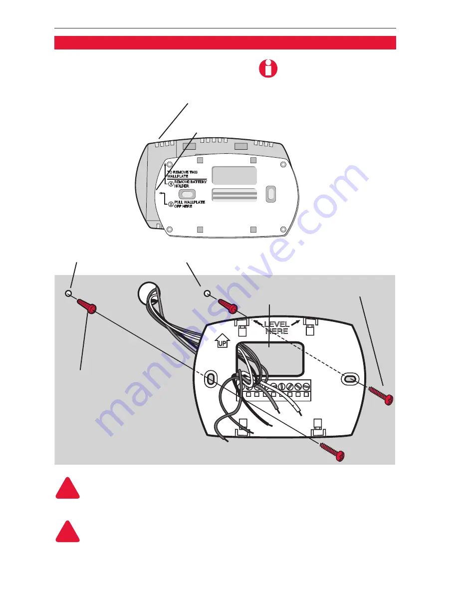 Honeywell FocusPRO TH5110D Installation Manual Download Page 2