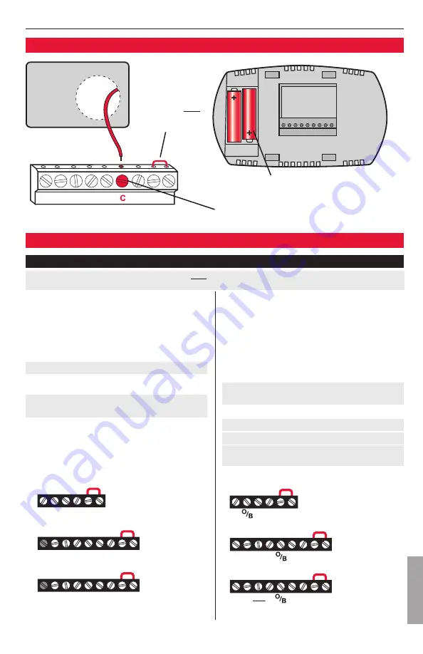 Honeywell FocusPRO TH6110D Installation Manual Download Page 19