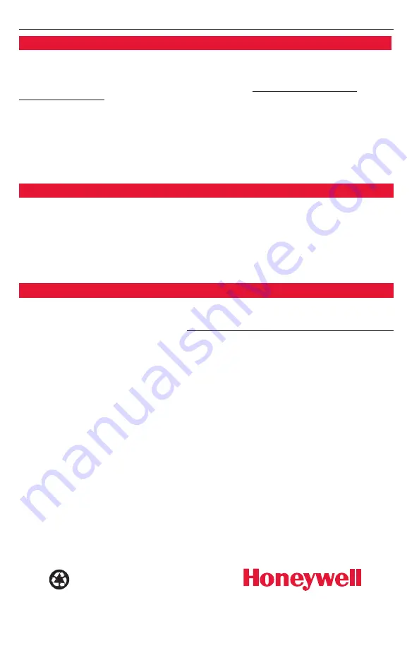 Honeywell FocusPRO TH6110D Installation Manual Download Page 24