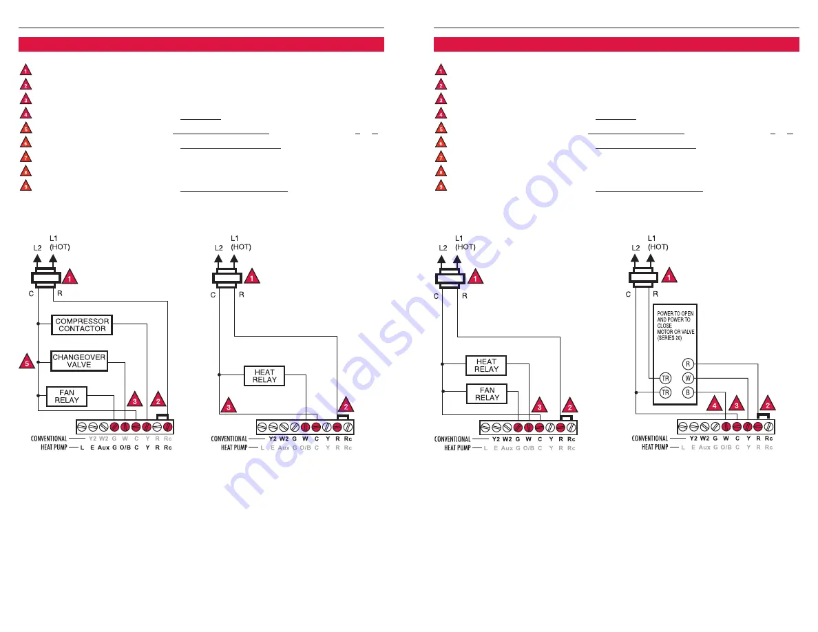 Honeywell FocusPRO TH6220D Installation Manual Download Page 8