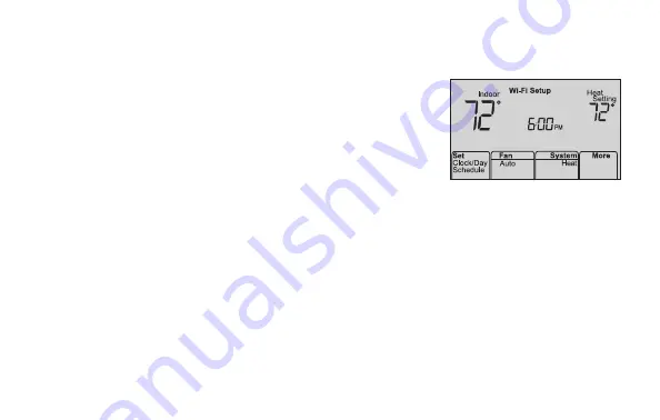 Honeywell FocusPRO TH6320WF Wi-Fi Series User Manual Download Page 72