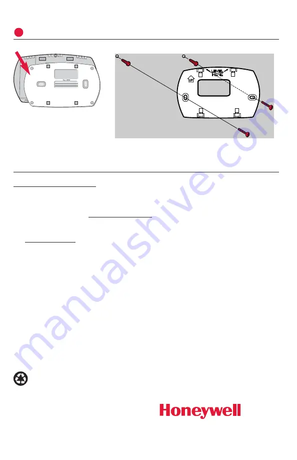 Honeywell FocusPRO Instalation Manual Download Page 8