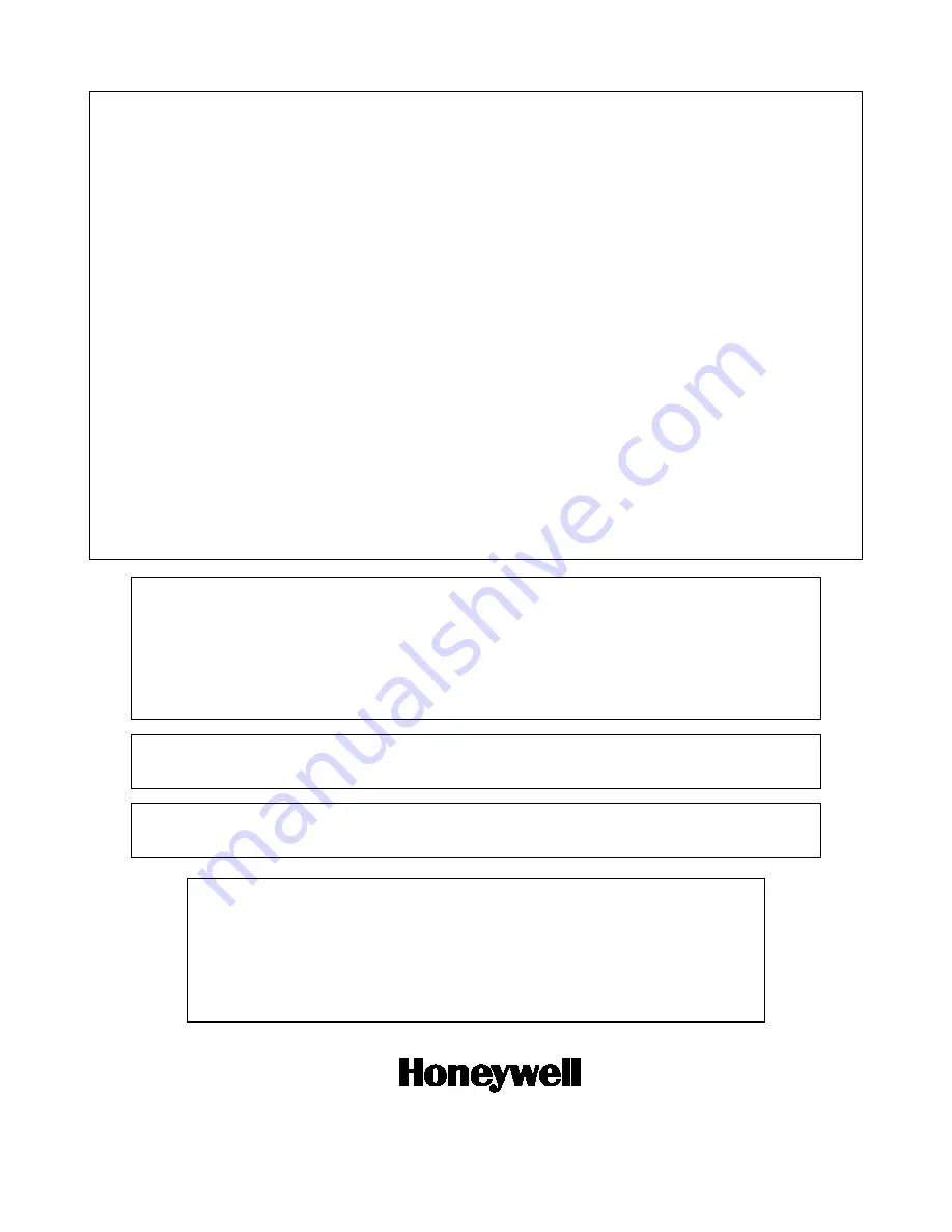 Honeywell GSMV4G Installation And Setup Manual Download Page 64