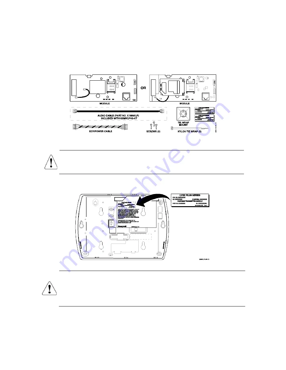 Honeywell GSMVLP4G Installation And Programming Manual Download Page 4