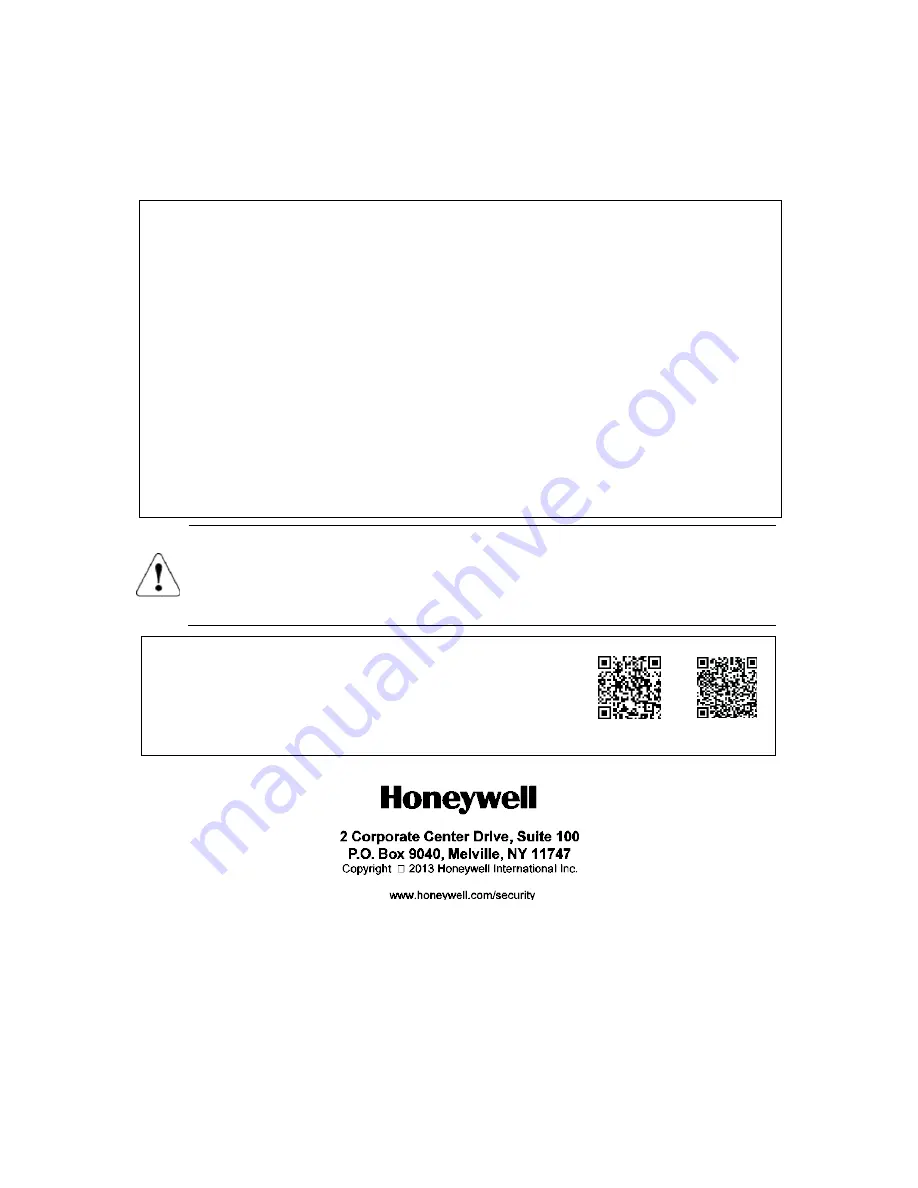 Honeywell GSMVLP4G Installation And Programming Manual Download Page 24