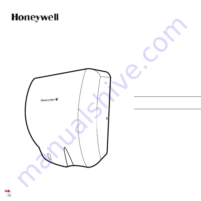 Honeywell HCHD-310 Installation Manual Download Page 1