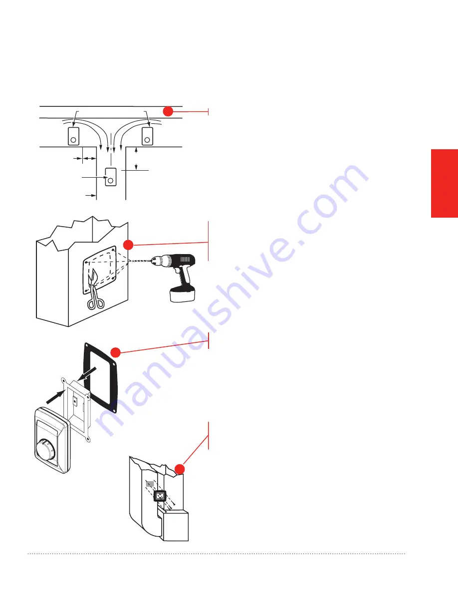 Honeywell HE 300 Professional Installation Manual Download Page 43