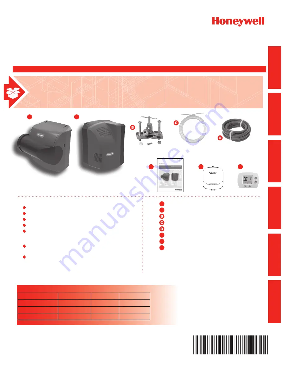 Honeywell HE225 Installation Manual Download Page 1