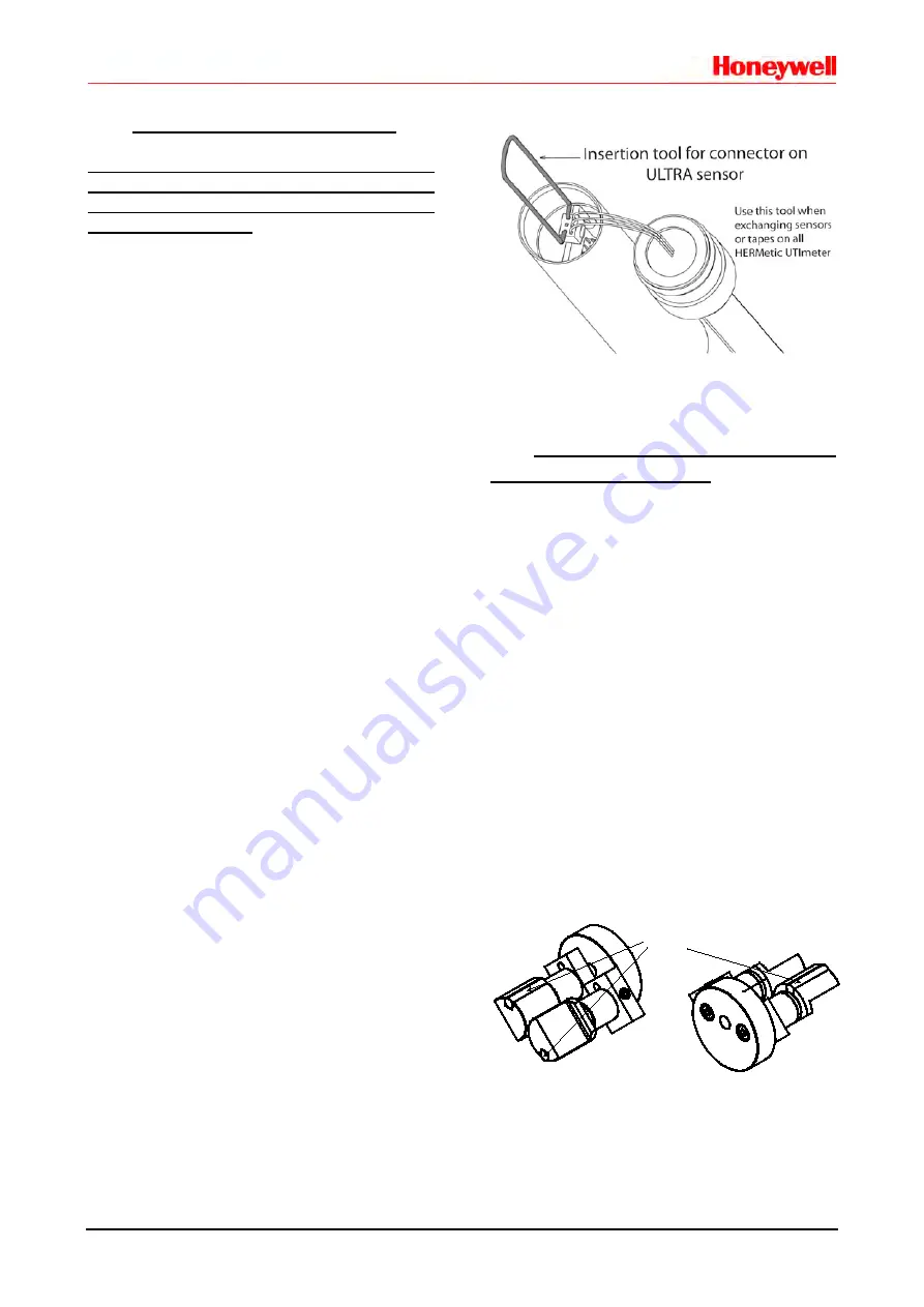 Honeywell HERMetic UTImeter Gtex Chem IIC Operation And Service Manual Download Page 43