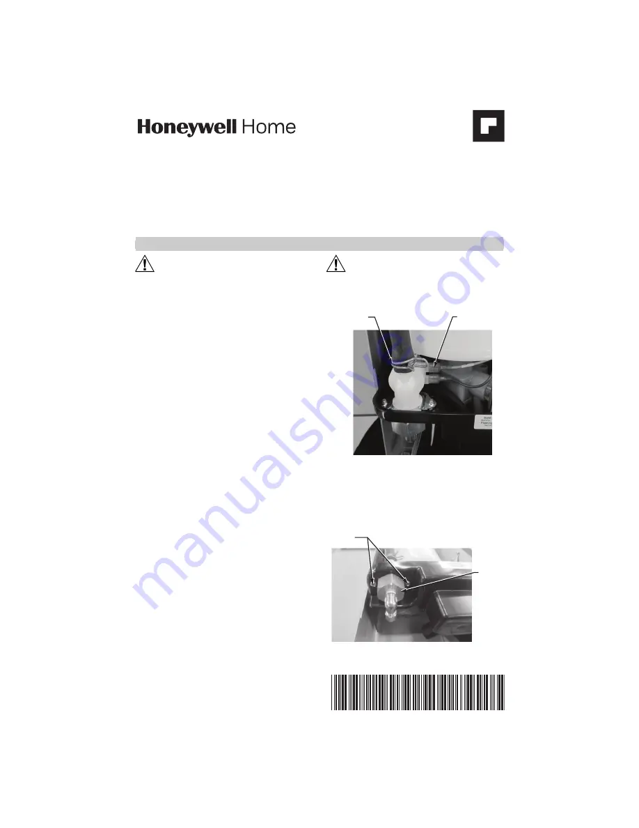 Honeywell HM700AFVALVE Quick Start Manual Download Page 1