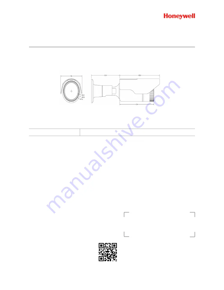 Honeywell Honeywell Black CAHBC720PI40-80 Dimension And Installation Manuallines Download Page 3