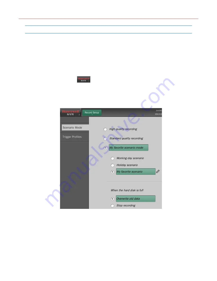 Honeywell hus-nvr-1032-e User Manual Download Page 64