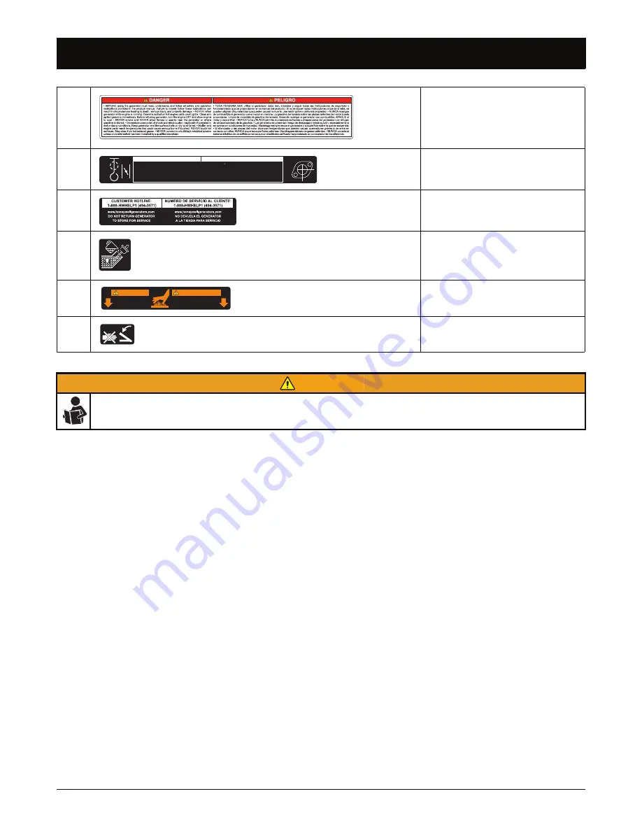 Honeywell HW5500 - 5500 Portable Generator Owner'S Manual Download Page 10