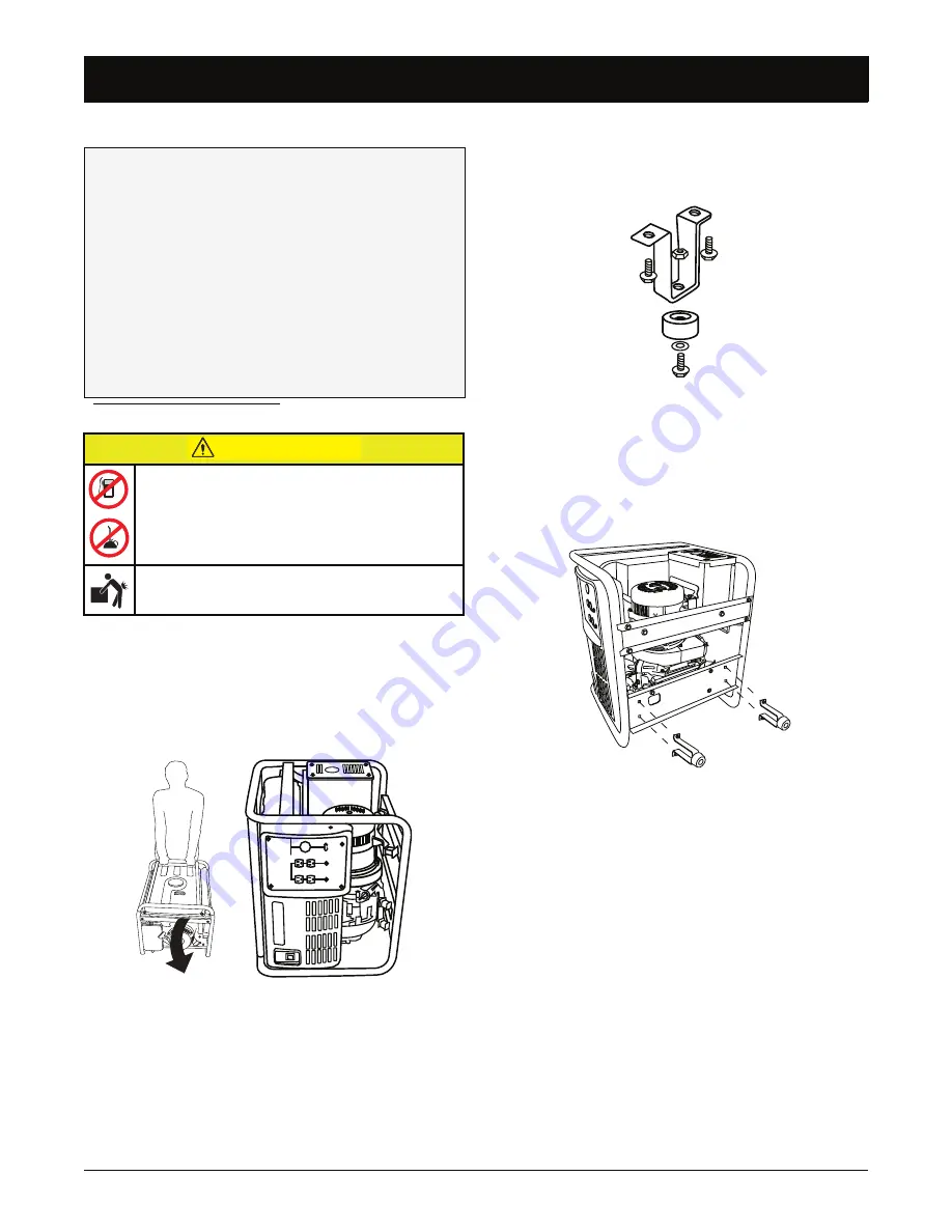 Honeywell HW5500 - 5500 Portable Generator Owner'S Manual Download Page 61