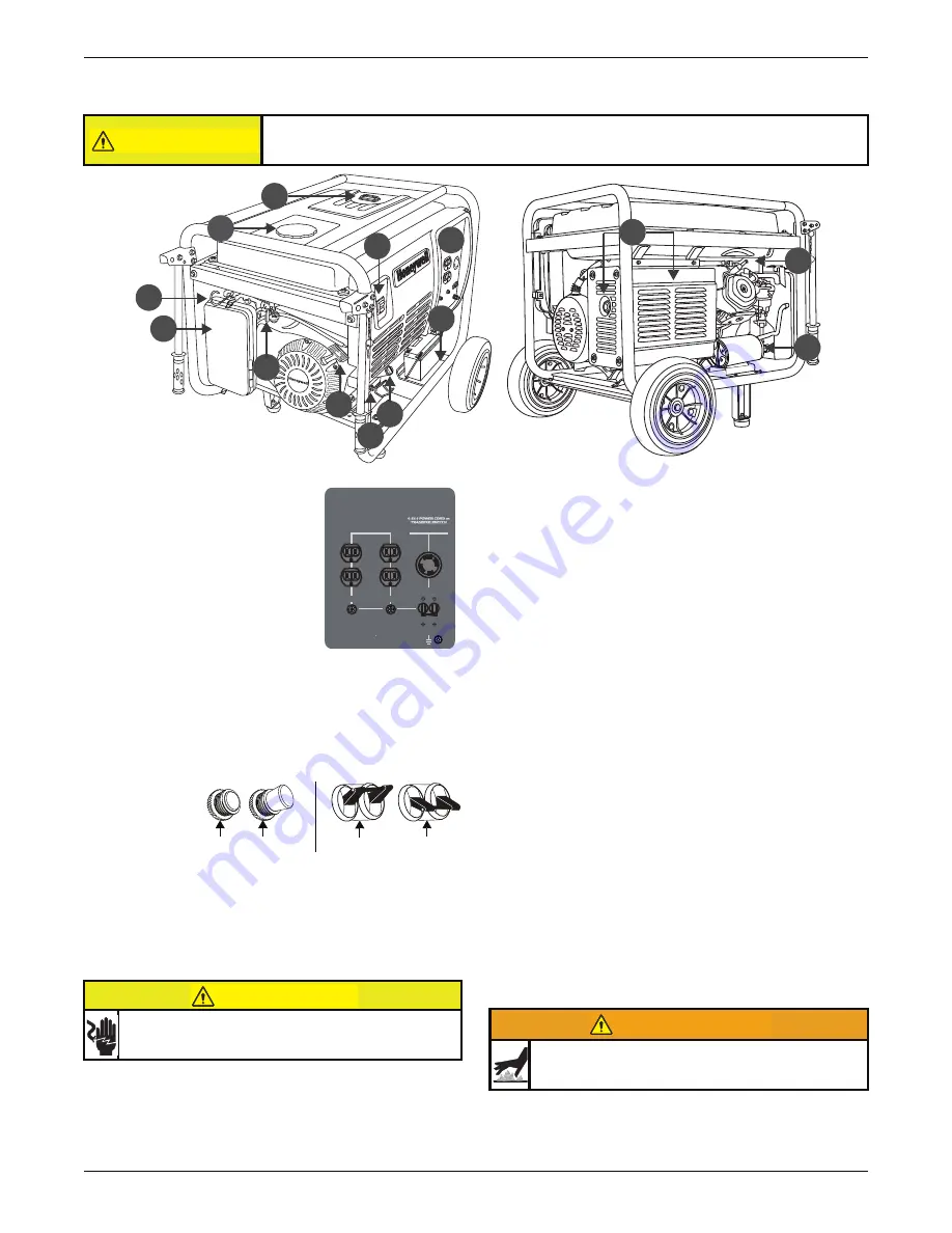 Honeywell HW5500 - 5500 Portable Generator Owner'S Manual Download Page 67