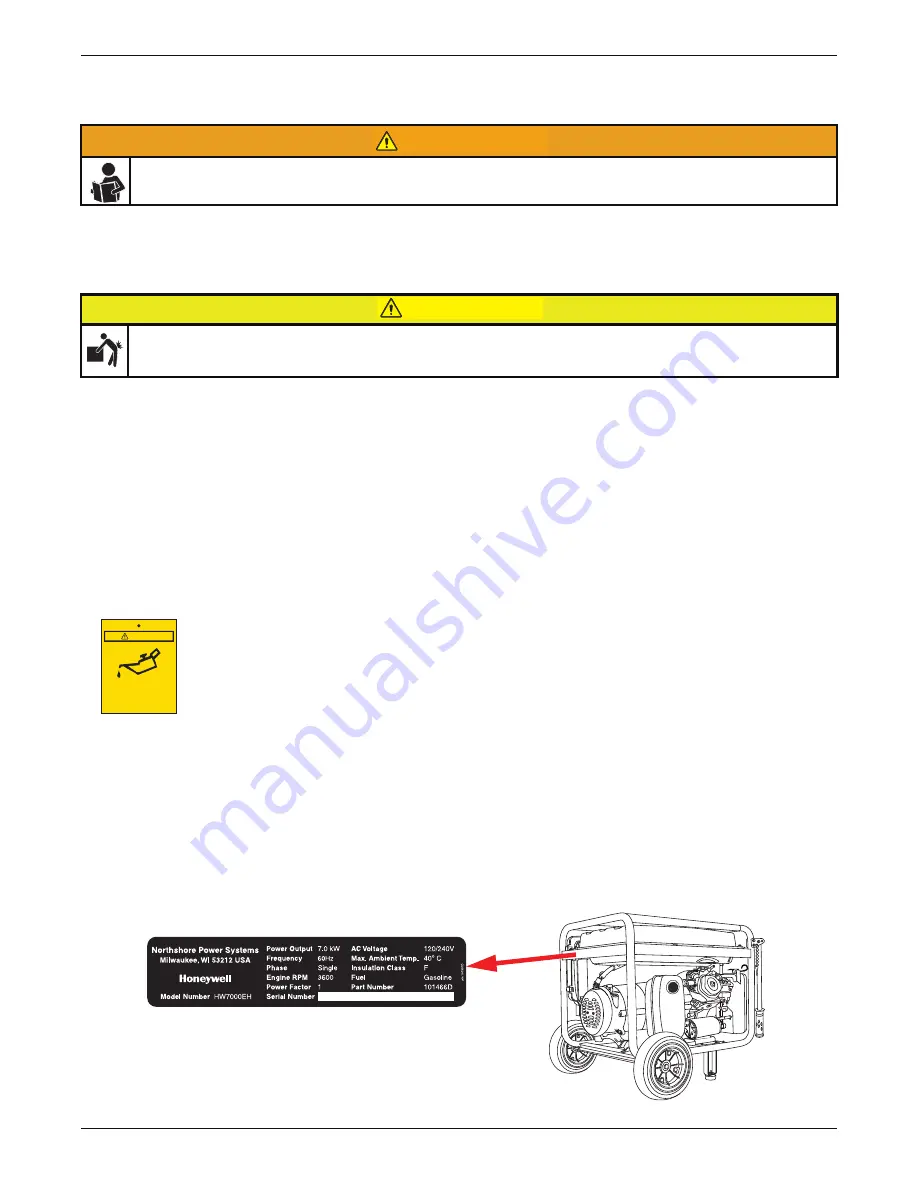 Honeywell HW7000EH Owner'S Manual Download Page 53