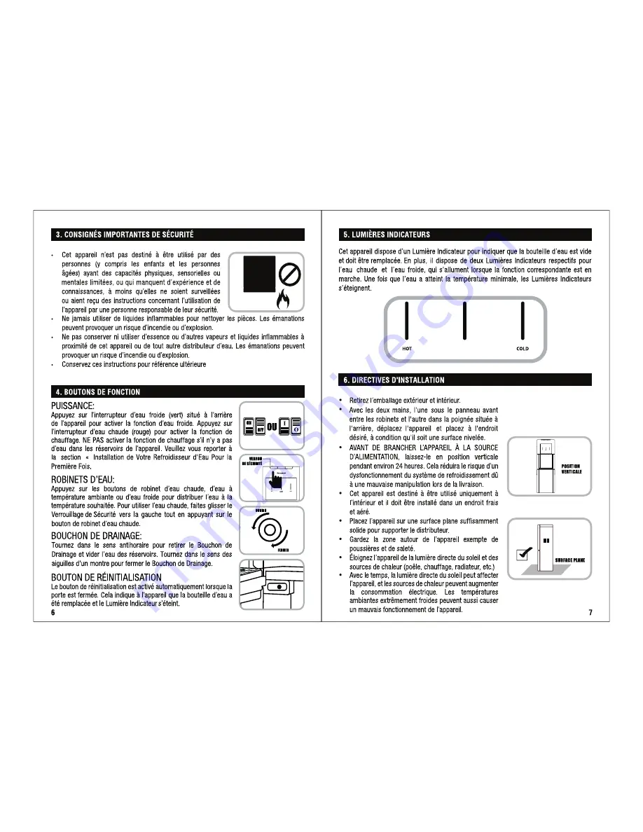 Honeywell HWBL 1013 series Owner'S Manual Download Page 11