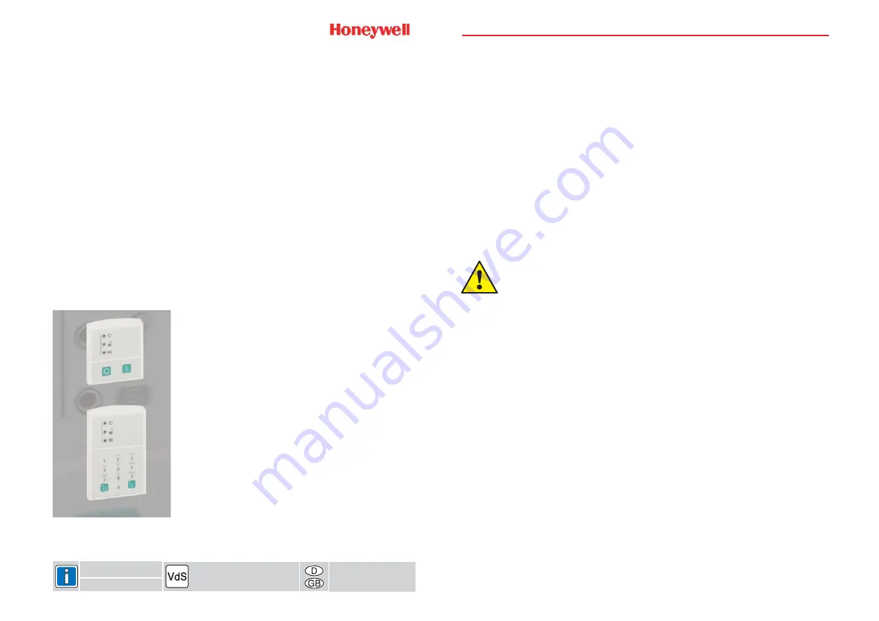 Honeywell IDENT-KEY Series Mounting And Connection Instructions Download Page 1