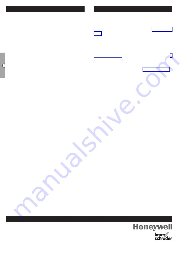 Honeywell Kromschroder BCM 400 B1 Series Operating Instructions Manual Download Page 6