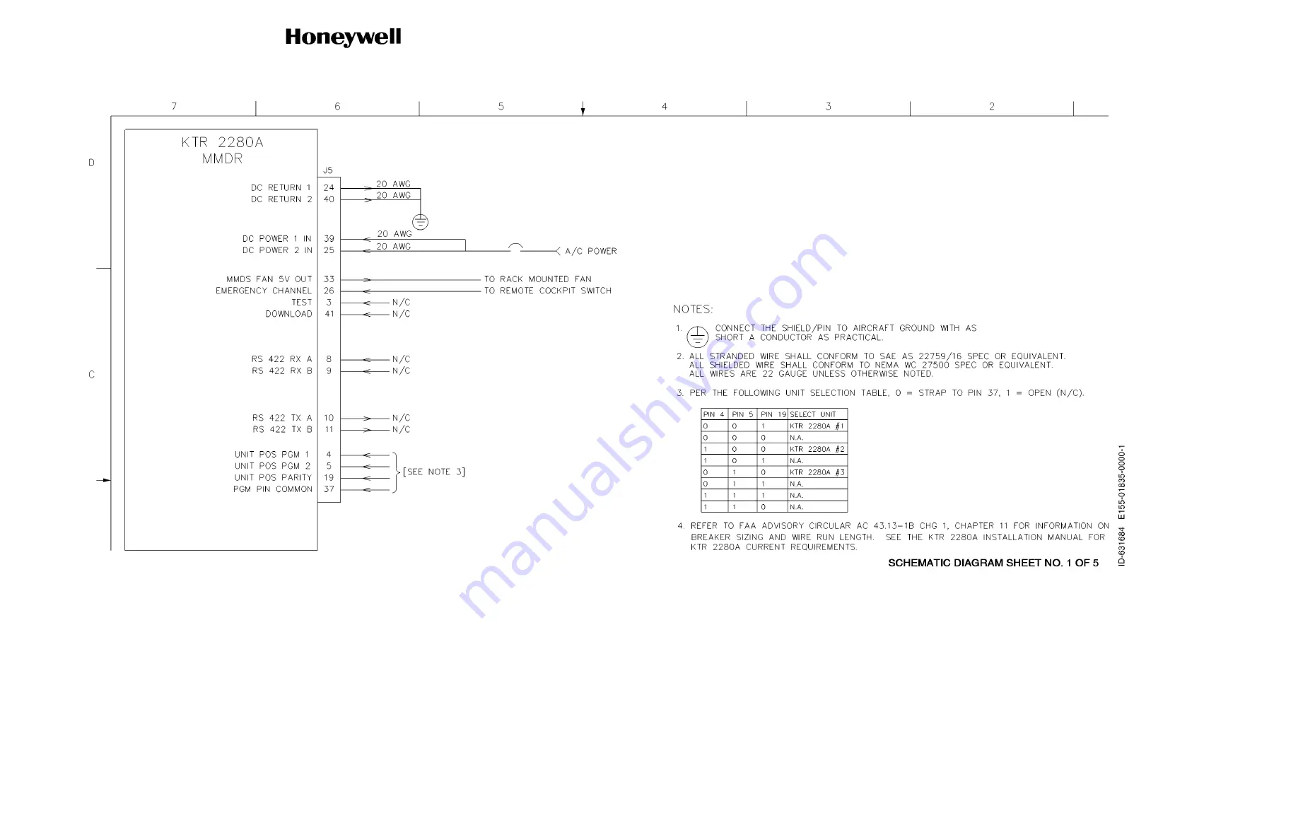 Honeywell KTR 2280A Installation Manual Download Page 67