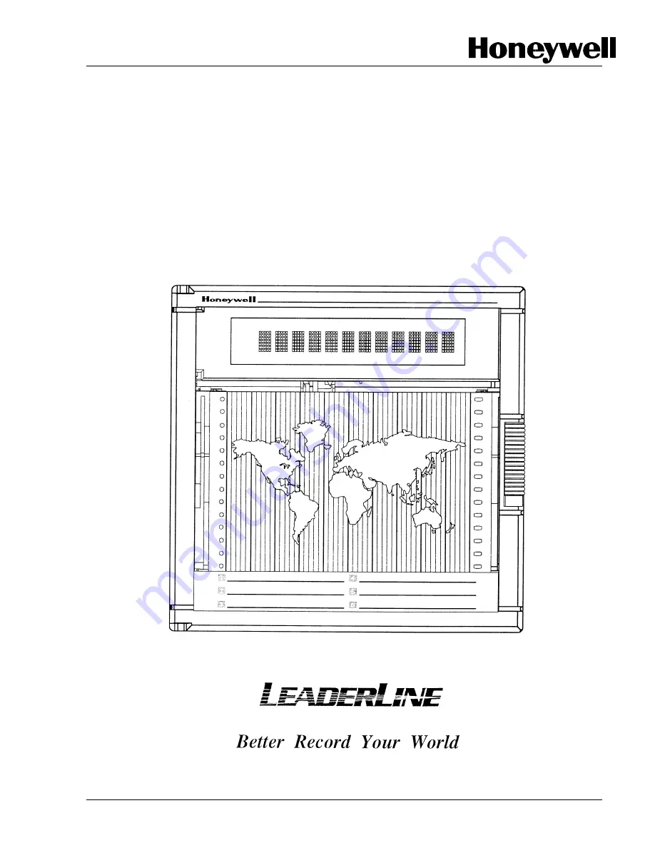 Honeywell LeaderLine DPR 100 C Product Manual Download Page 1