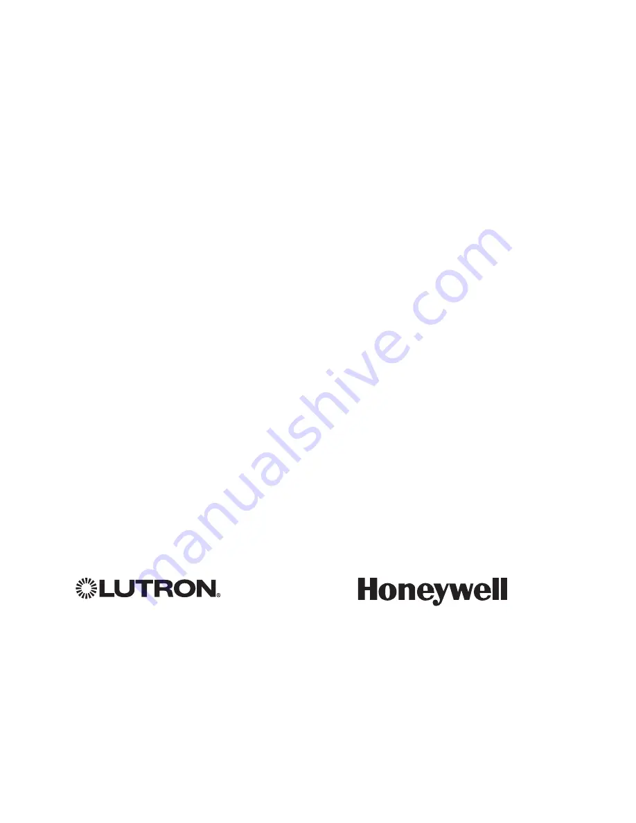 Honeywell LR-HWLV-HVAC Installation Manual Download Page 14