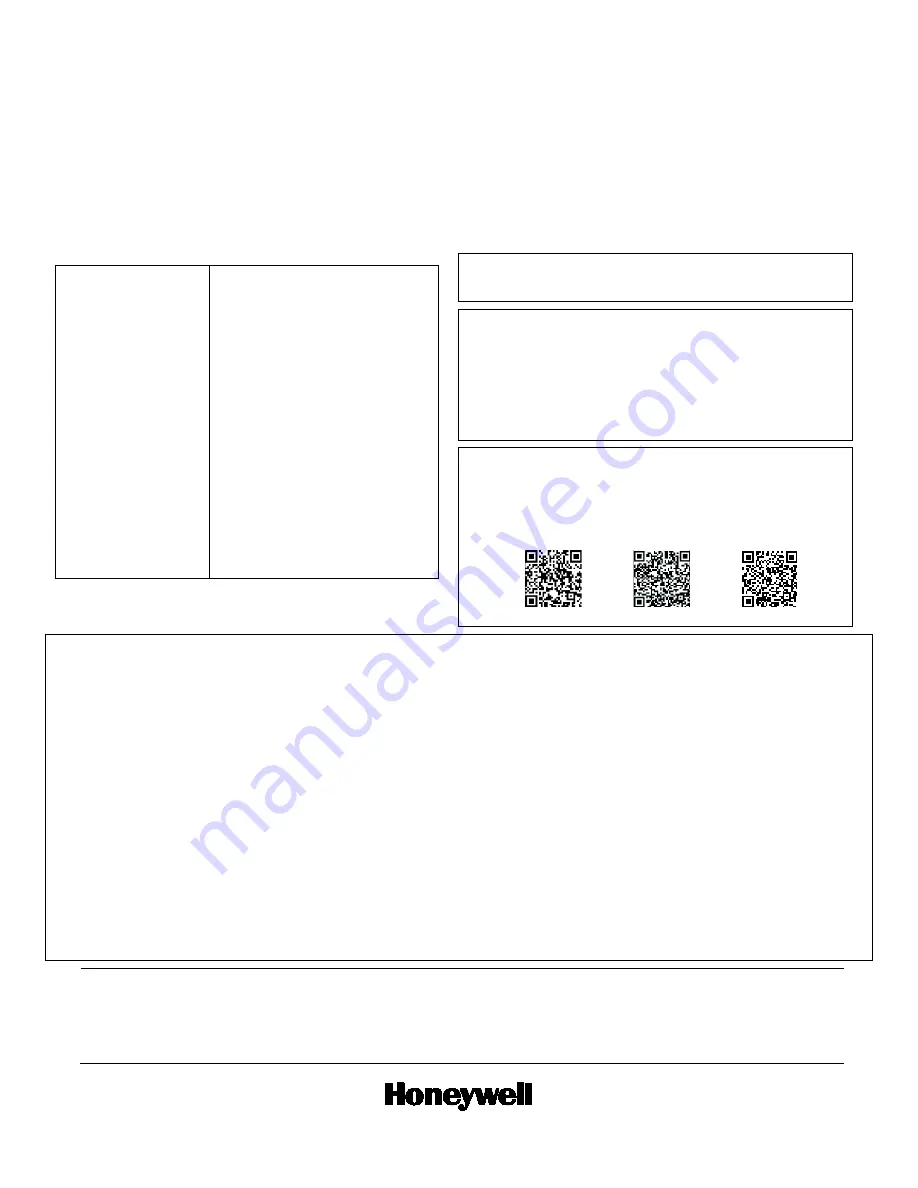 Honeywell LTE-L57A Installation Manual Download Page 2