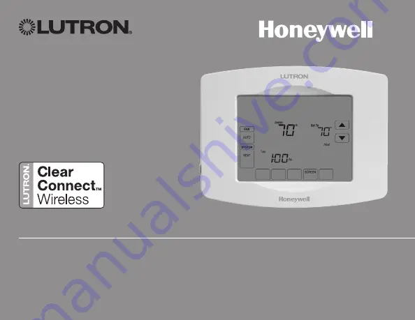 Honeywell Lutron LR-HWLV-HVAC TouchPRO Wireless Operating Manual Download Page 41