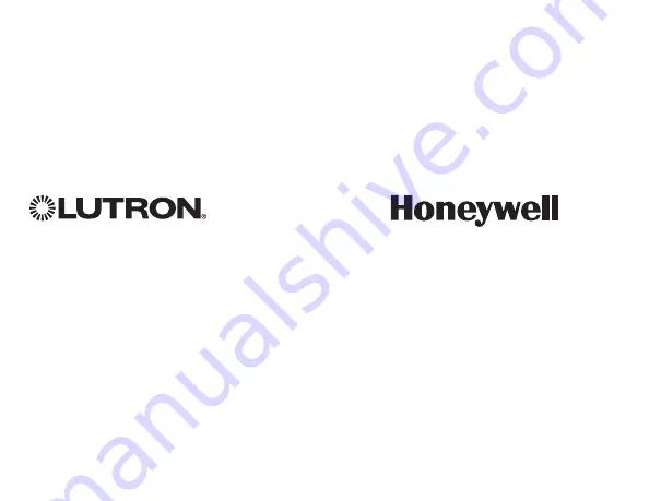 Honeywell Lutron LR-HWLV-HVAC TouchPRO Wireless Operating Manual Download Page 60